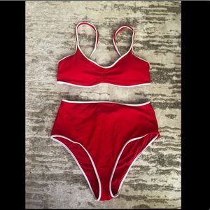 Aerie high waisted bikini set